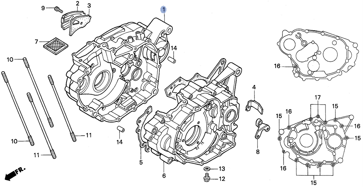 Honda OEM part 11100-HM3-670