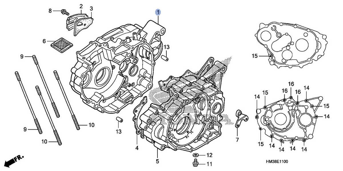 Honda OEM part 11100-HM3-A60