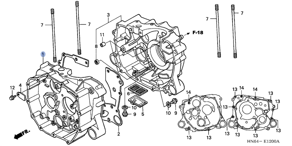 Honda OEM part 11100-HM8-000