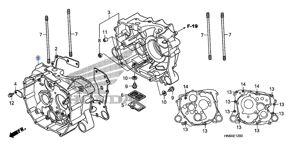 Honda OEM part 11100-HM8-A40