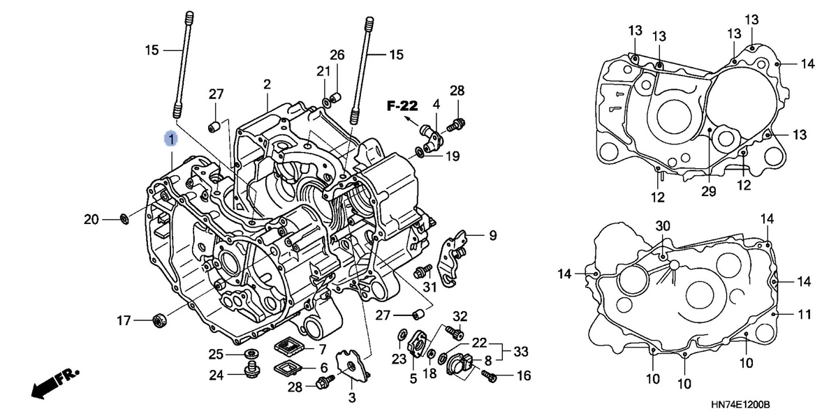 Honda OEM part 11100-HN7-000