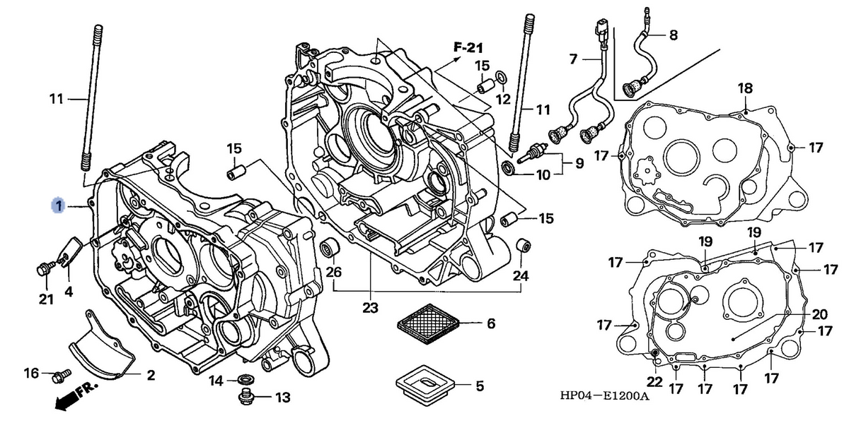 Honda OEM part 11100-HP0-670