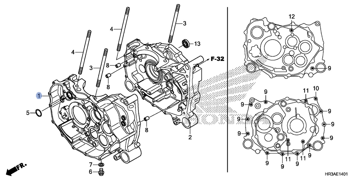 Honda OEM part 11100-HR0-F01