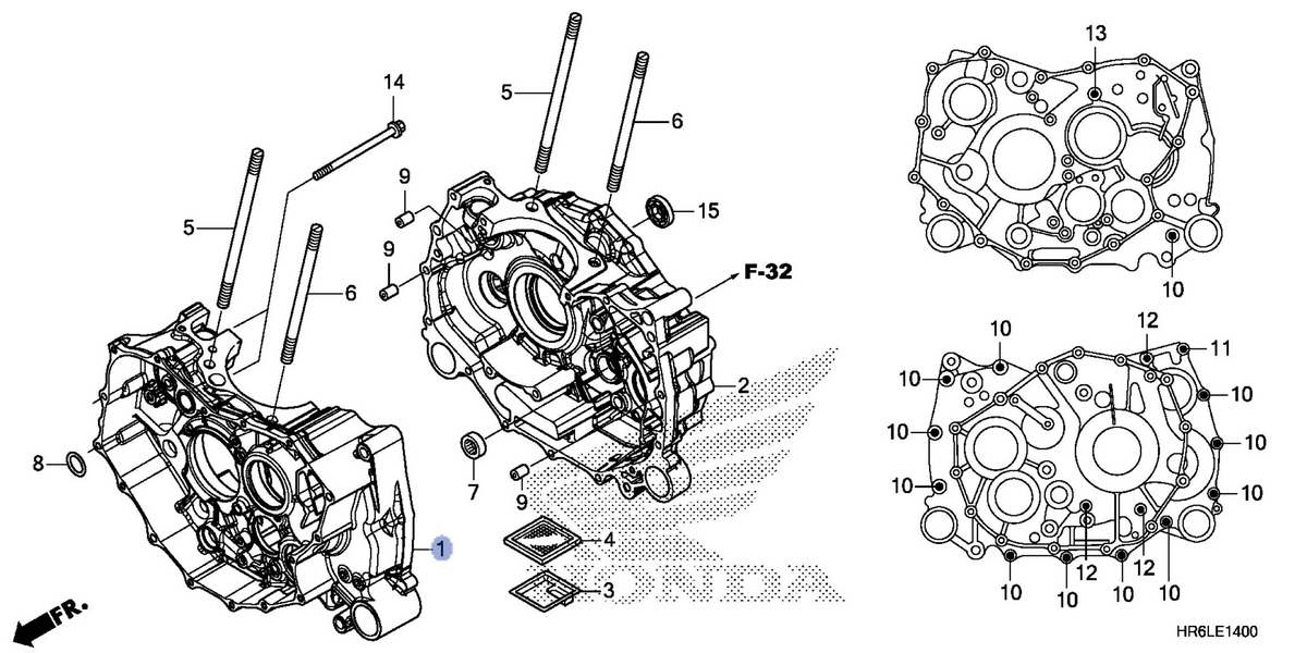 Honda OEM part 11100-HR6-B00