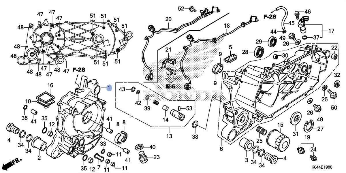 Honda OEM part 11100-K04-932