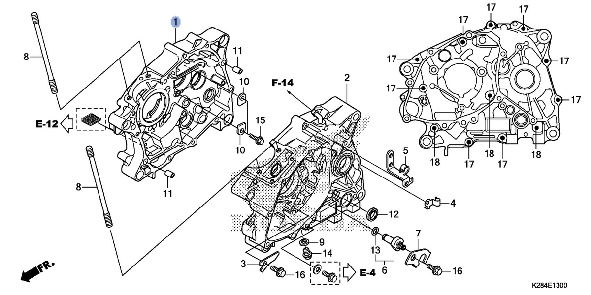 Honda OEM part 11100-K08-900