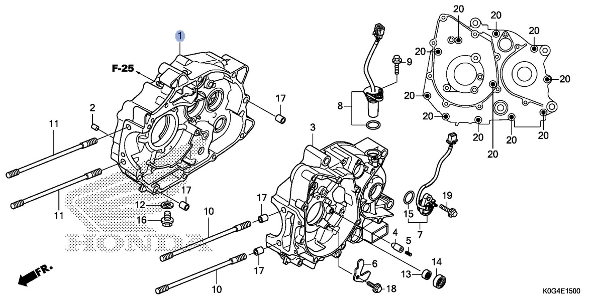 Honda OEM part 11100-K0G-900