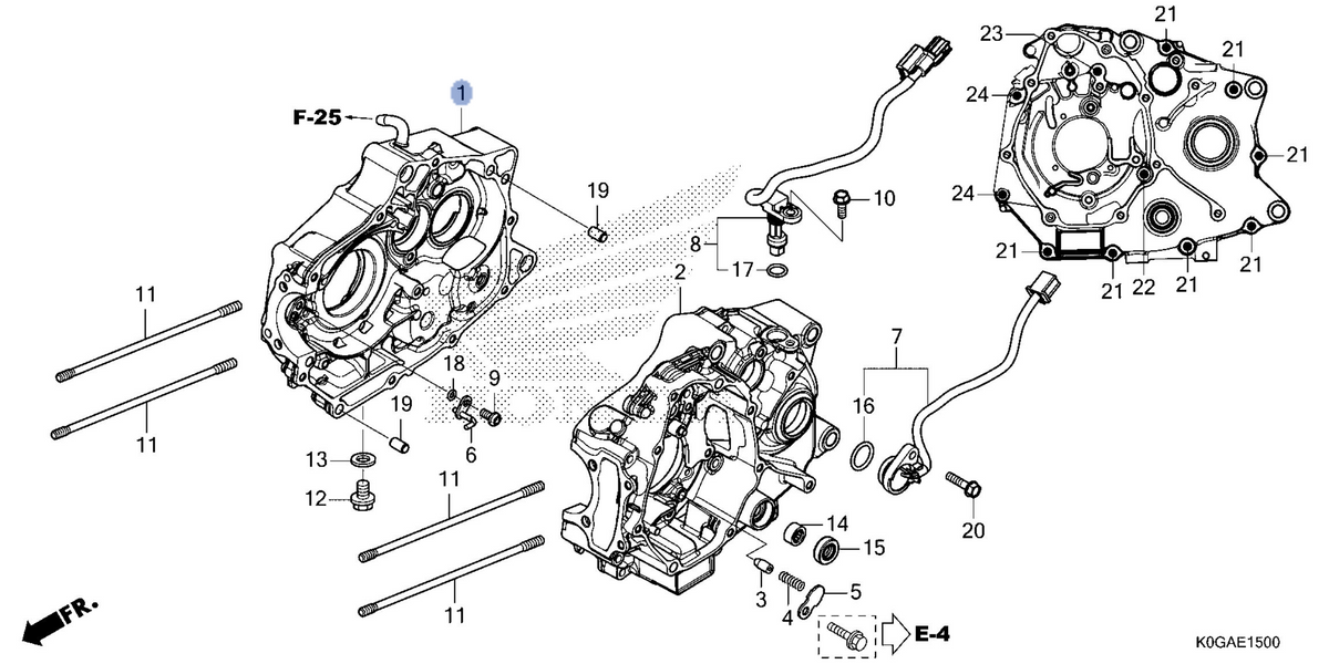 Honda OEM part 11100-K0G-T21