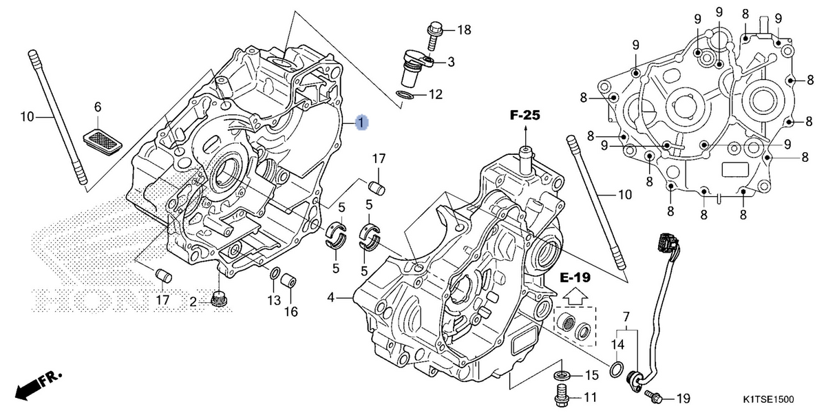 Honda OEM part 11100-K1T-EB0