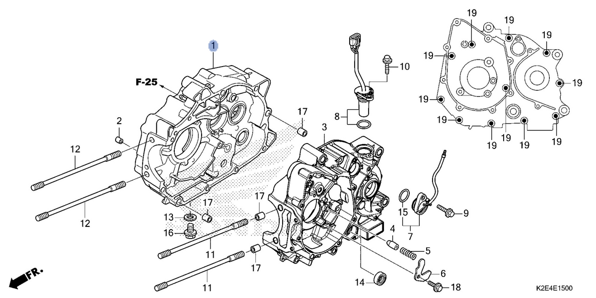 Honda OEM part 11100-K2E-T00
