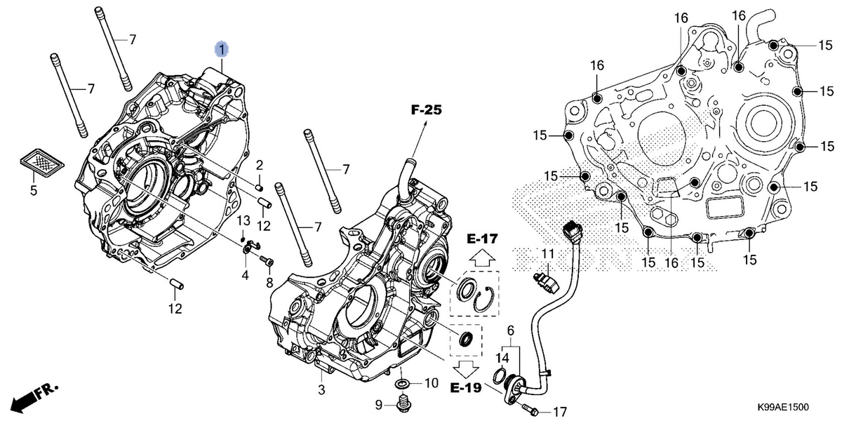 Honda OEM part 11100-K2K-B11