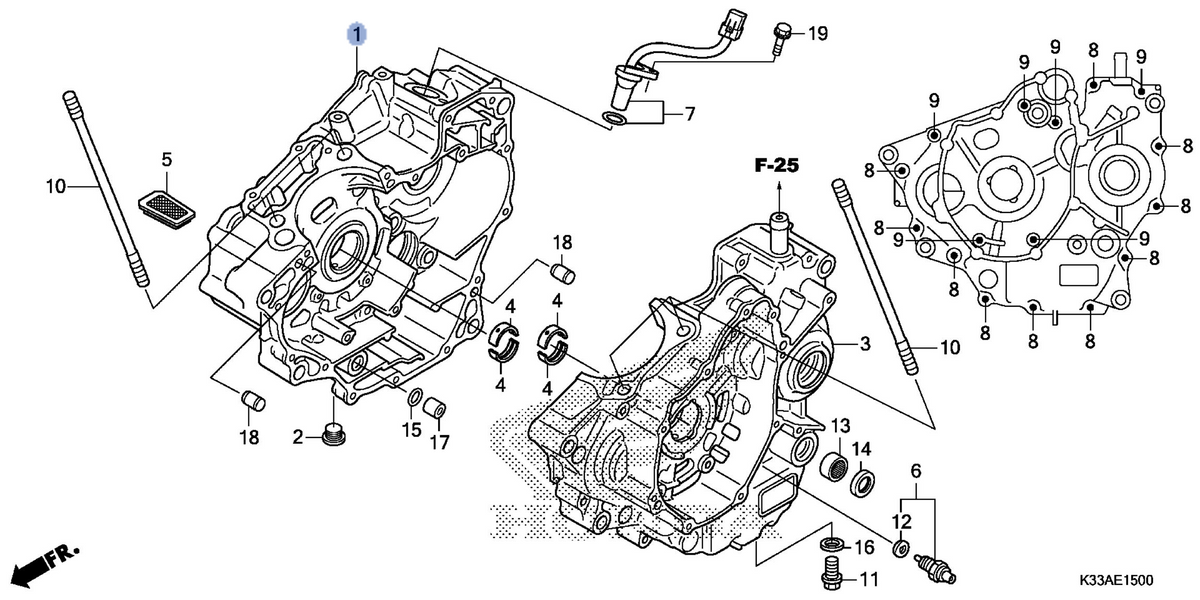 Honda OEM part 11100-K33-700
