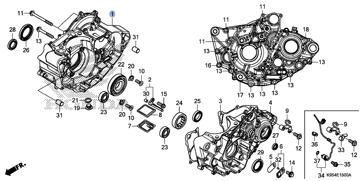 Honda OEM part 11100-K95-A20