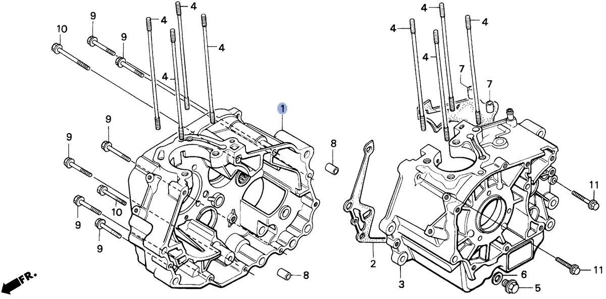 Honda OEM part 11100-KBG-670