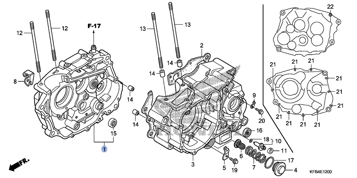 Honda OEM part 11100-KFB-600