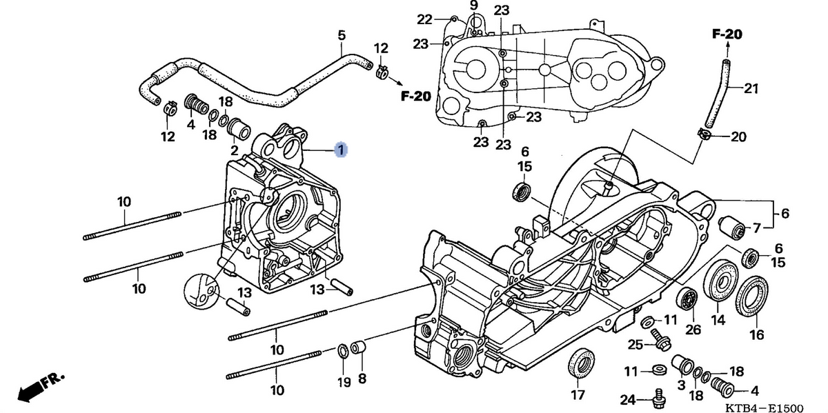 Honda OEM part 11100-KFG-J00