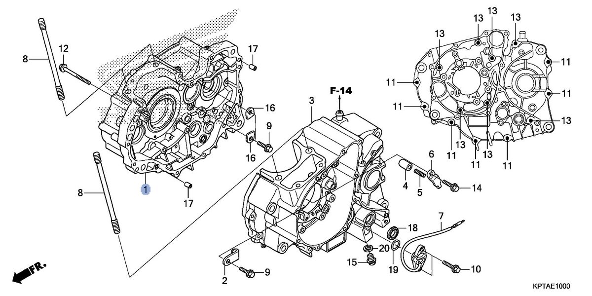 Honda OEM part 11100-KRE-B00