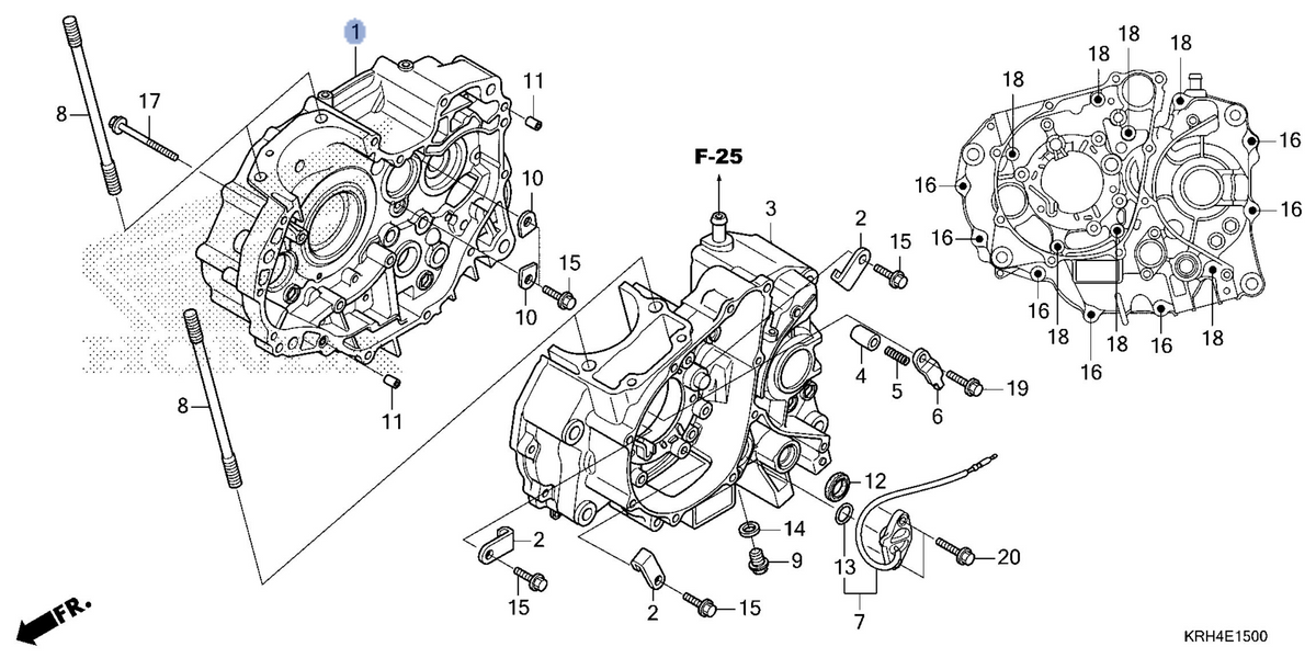 Honda OEM part 11100-KRH-650