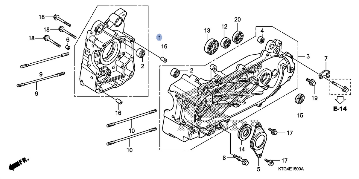 Honda OEM part 11100-KRJ-900