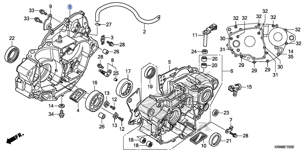 Honda OEM part 11100-KRN-A80