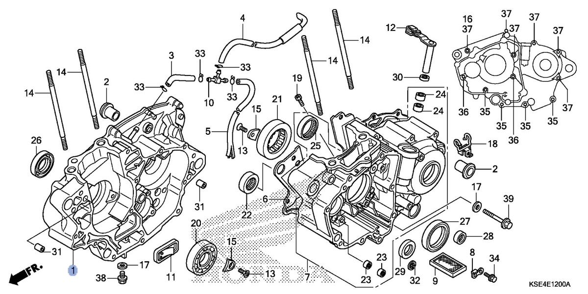 Honda OEM part 11100-KSE-670