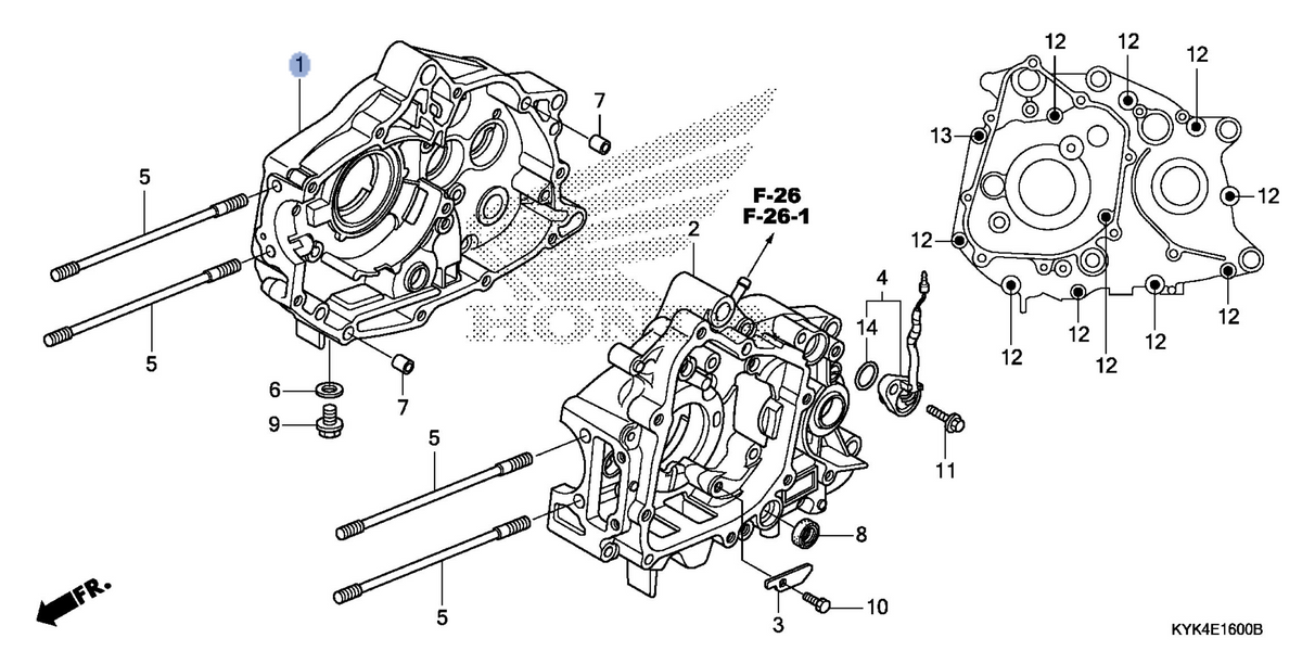 Honda OEM part 11100-KWW-740