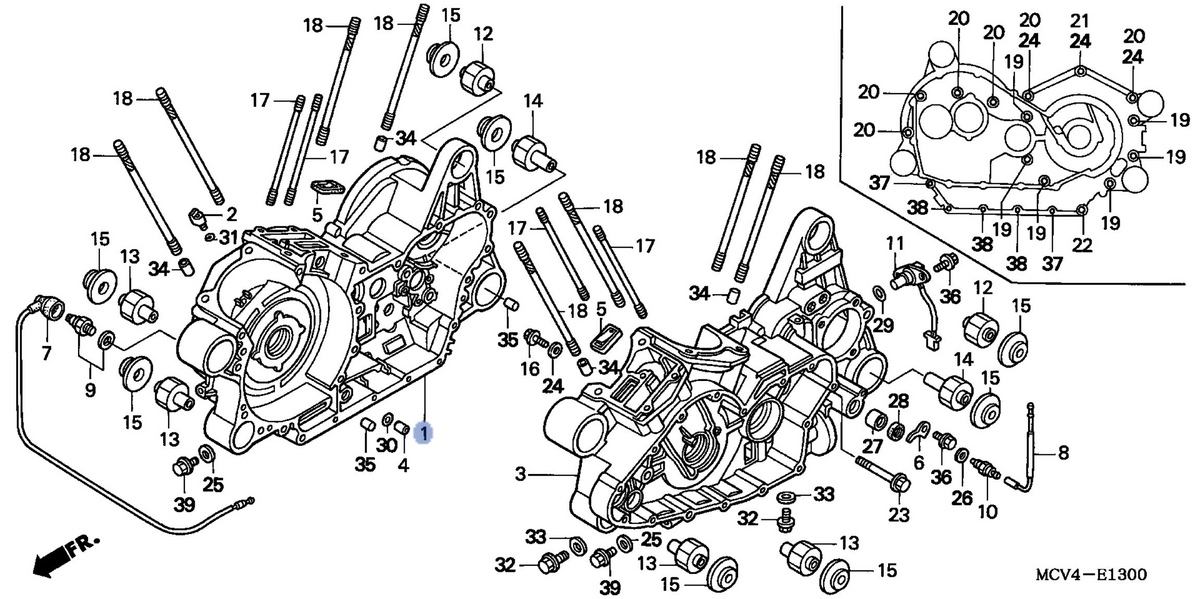 Honda OEM part 11100-MCH-700