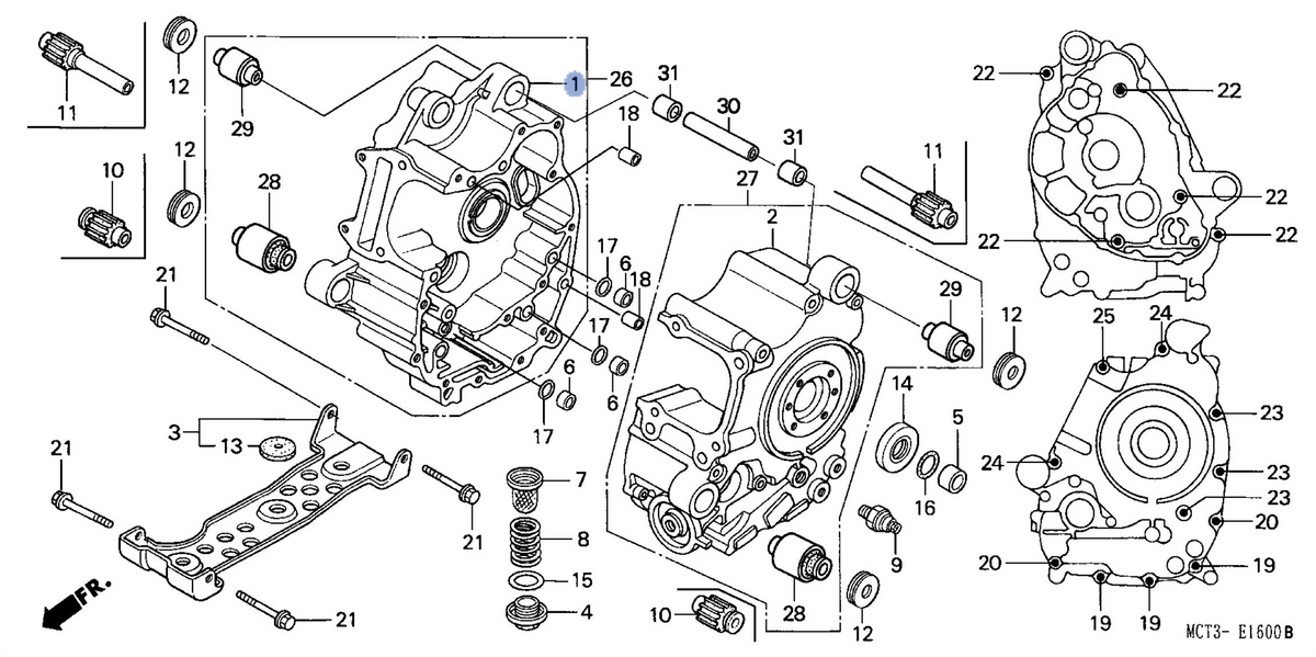 Honda OEM part 11100-MCT-010