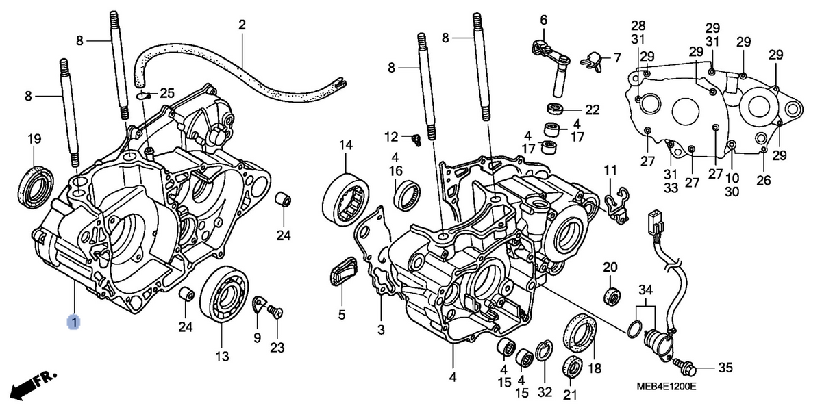 Honda OEM part 11100-MEN-A10