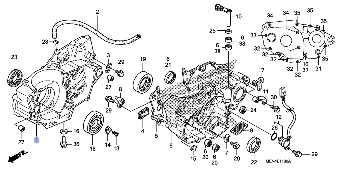 Honda OEM part 11100-MEN-A30
