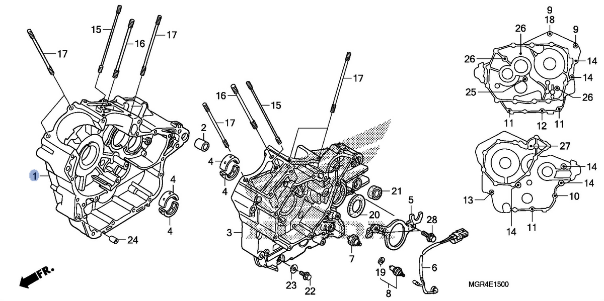 Honda OEM part 11100-MGR-670