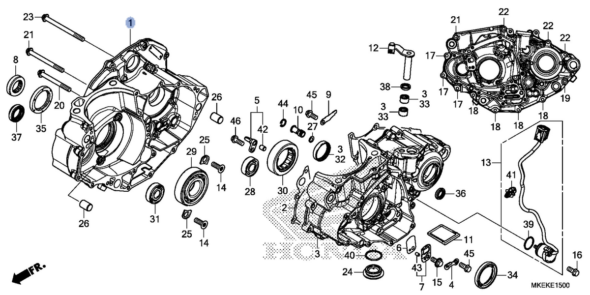 Honda OEM part 11100-MKE-A70