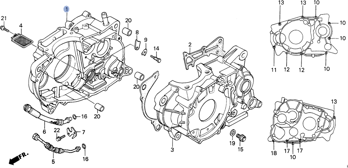 Honda OEM part 11100-MY6-671