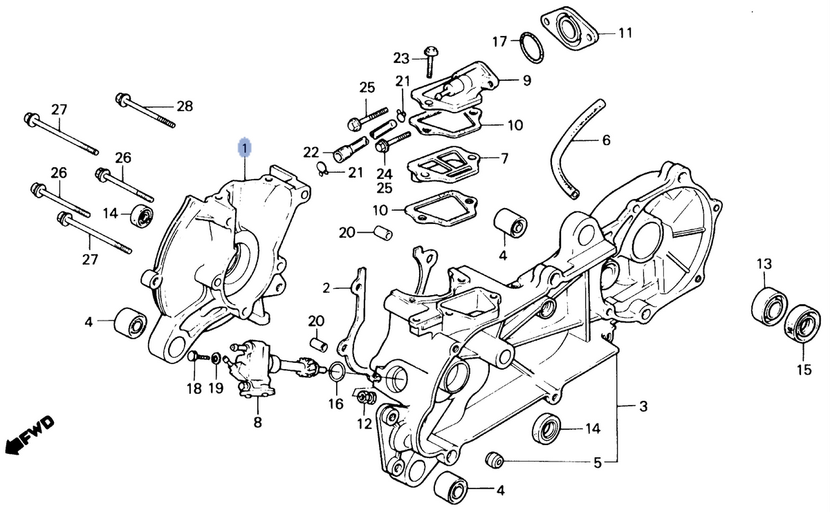 Honda OEM part 11101-GK8-000