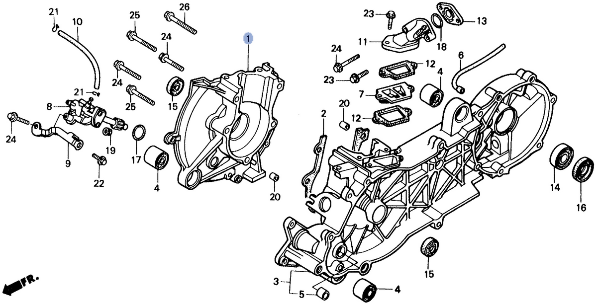 Honda OEM part 11101-GK8-781