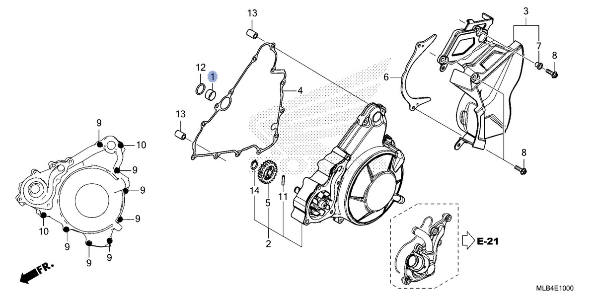 Honda OEM part 11102-MKE-A00