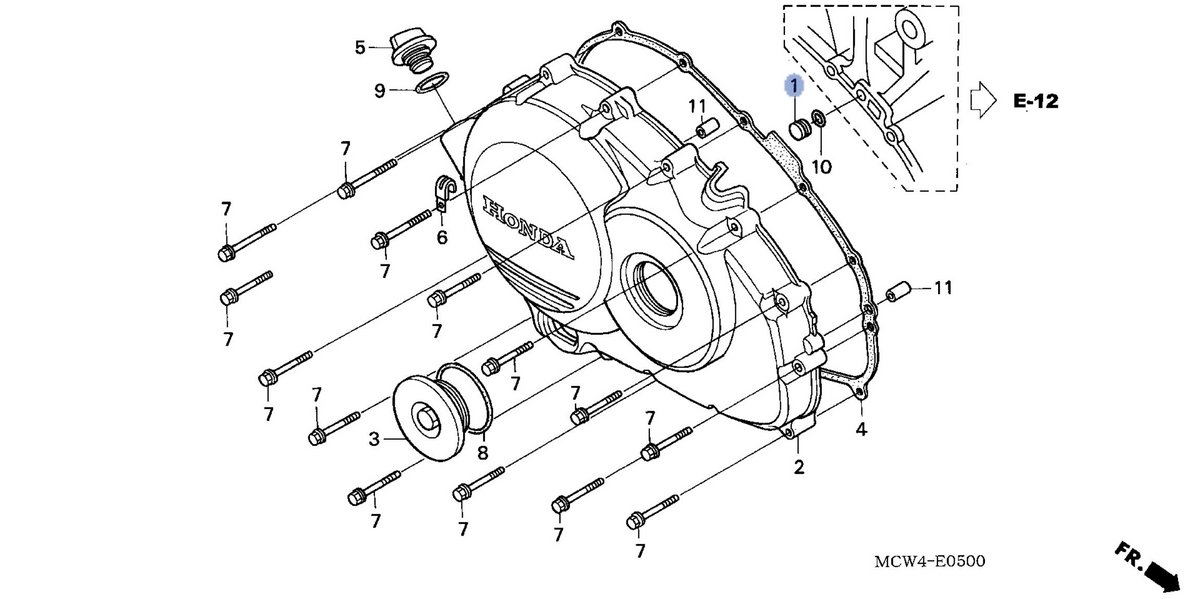 Honda OEM part 11103-MCW-000