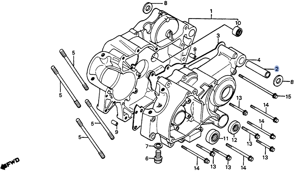 Honda OEM part 11104-GC4-000