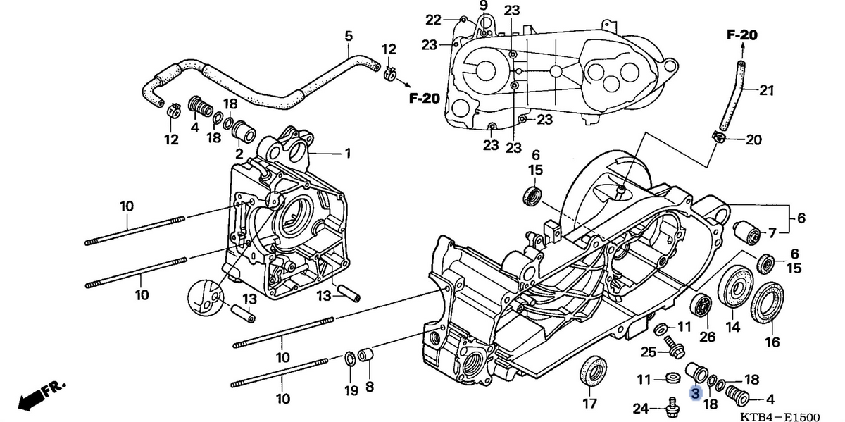 Honda OEM part 11104-KJ9-751