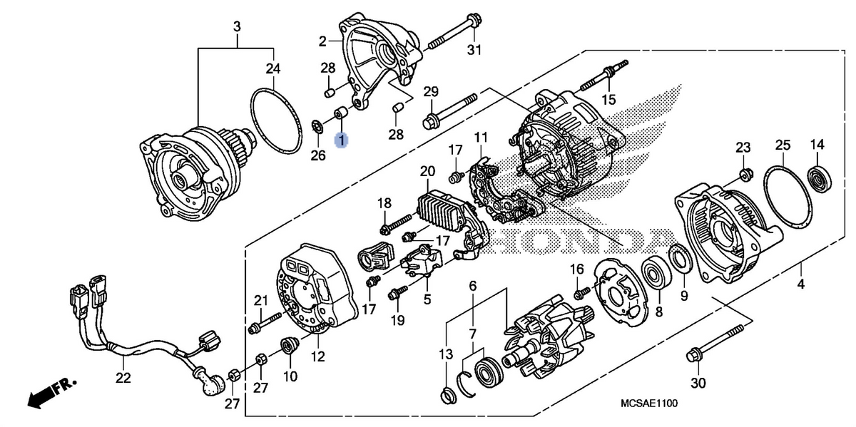 Honda OEM part 11104-MCS-000