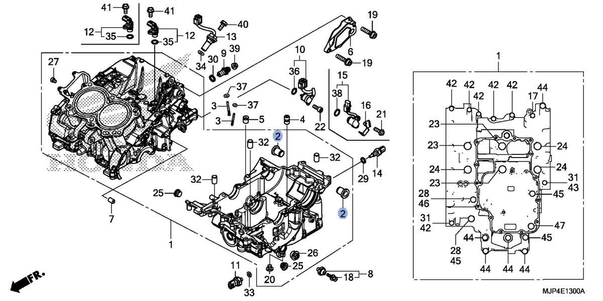 Honda OEM part 11104-MJP-G50