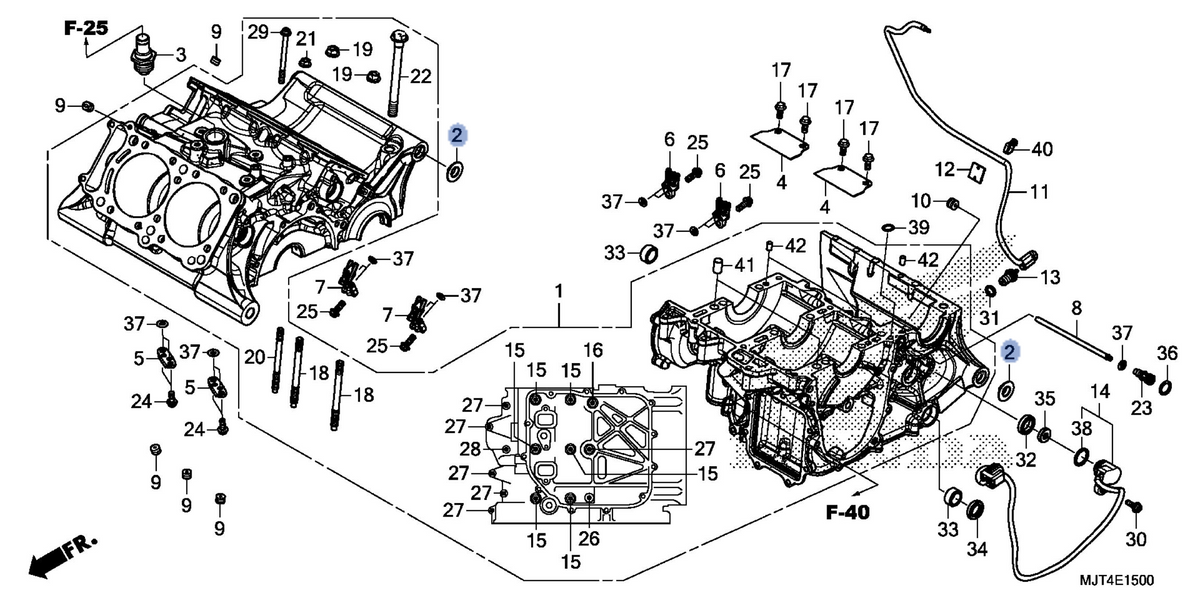 Honda OEM part 11104-MJT-E00
