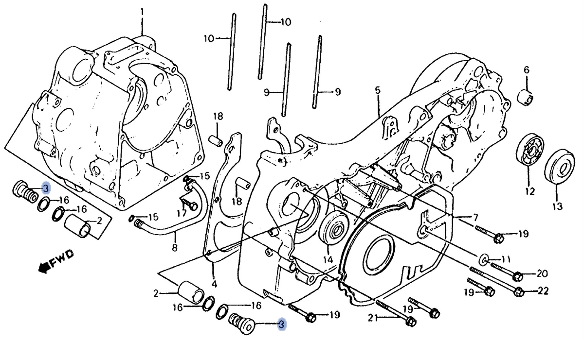 Honda OEM part 11105-KJ9-020