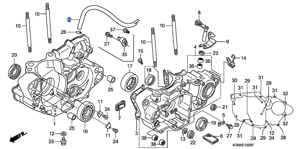 Honda OEM part 11105-KRN-670