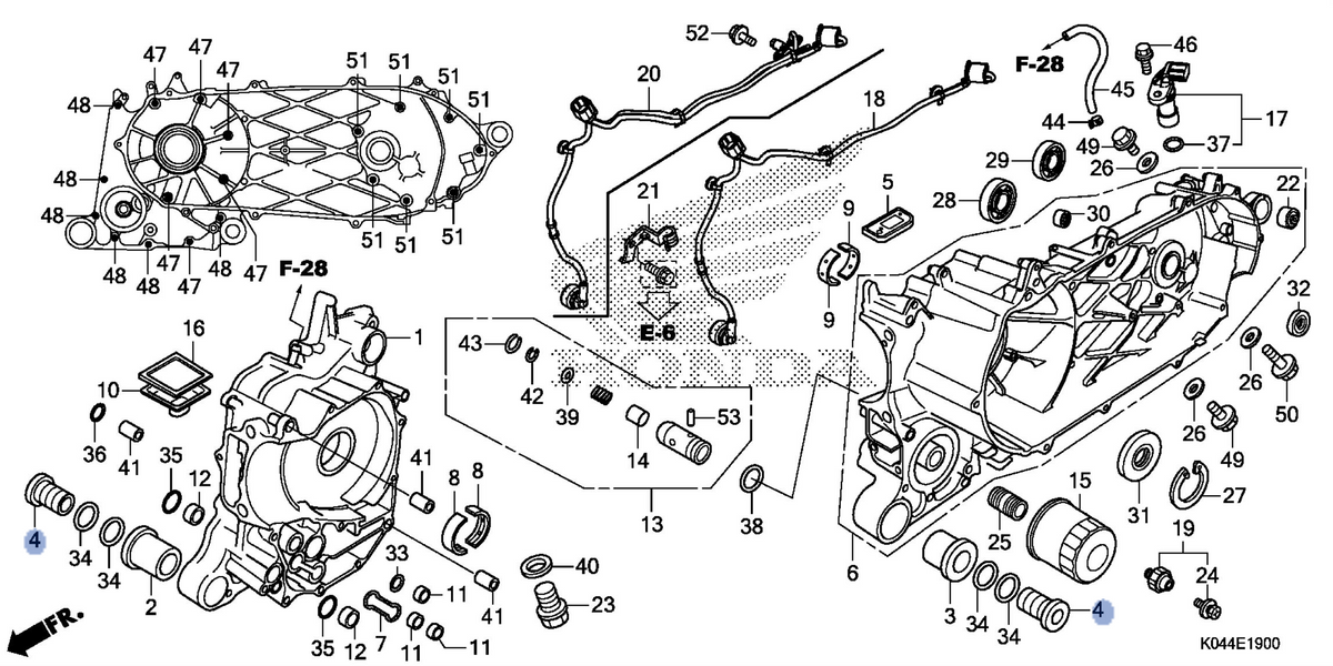 Honda OEM part 11105-KTW-900