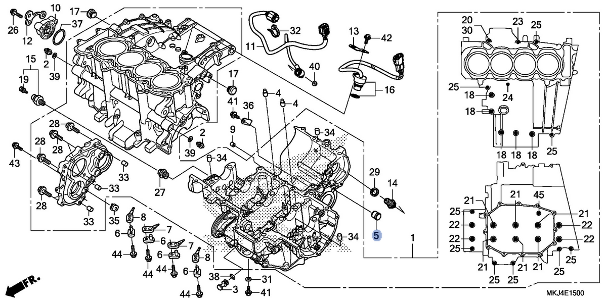 Honda OEM part 11105-MKJ-D01