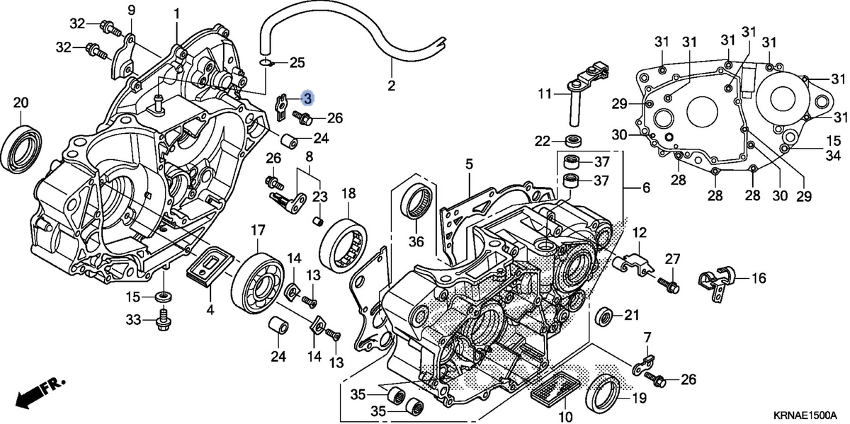 Honda OEM part 11106-MEN-A30