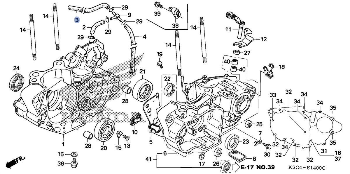 Honda OEM part 11107-KSC-670