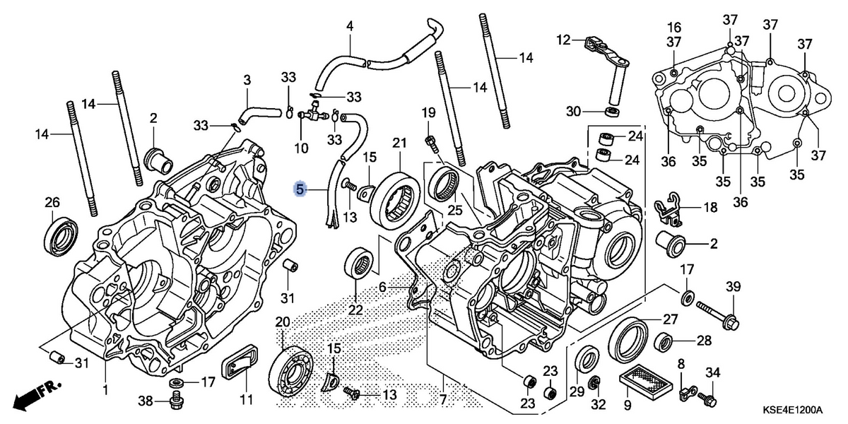 Honda OEM part 11107-KSE-670