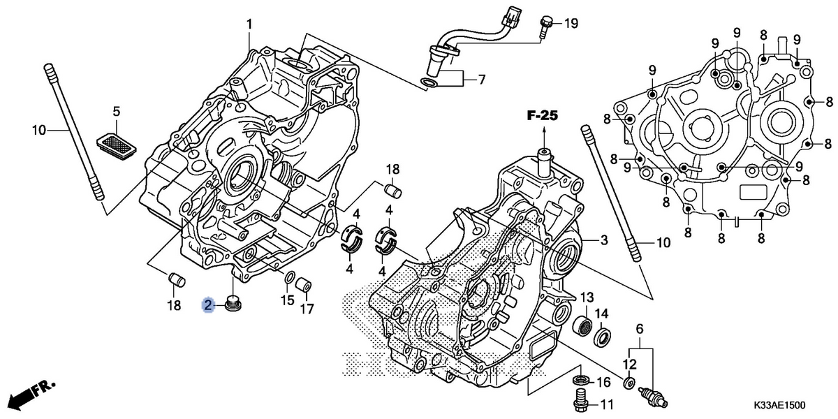 Honda OEM part 11107-KYJ-900